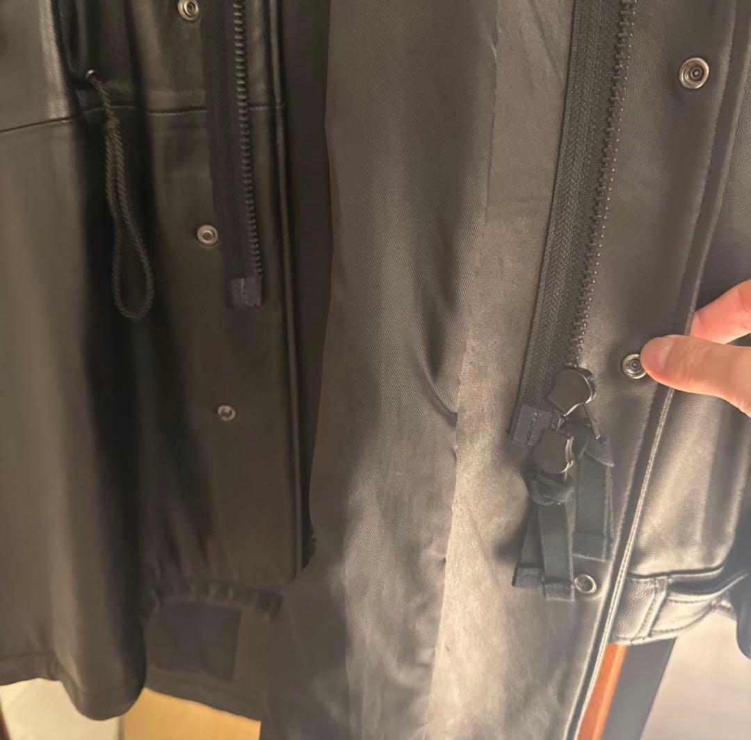 アダムエロペ M-65シープレザー モッズコート