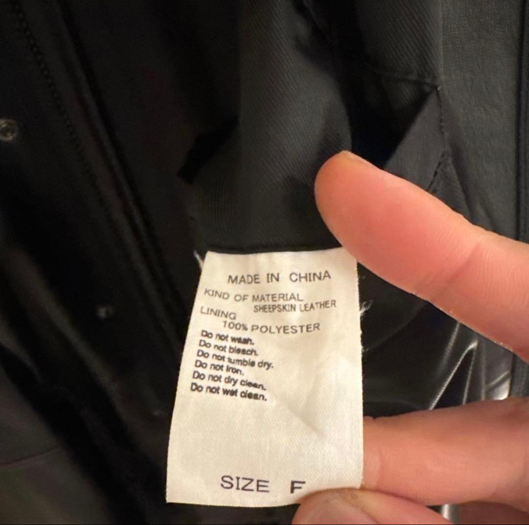 アダムエロペ M-65シープレザー モッズコート