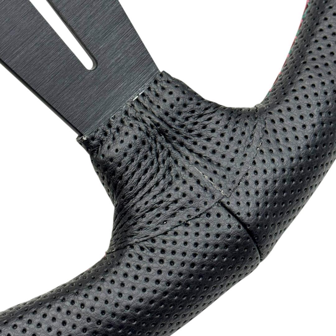 NARDI x HKS スタイル ディープ コーン レザー ステアリング