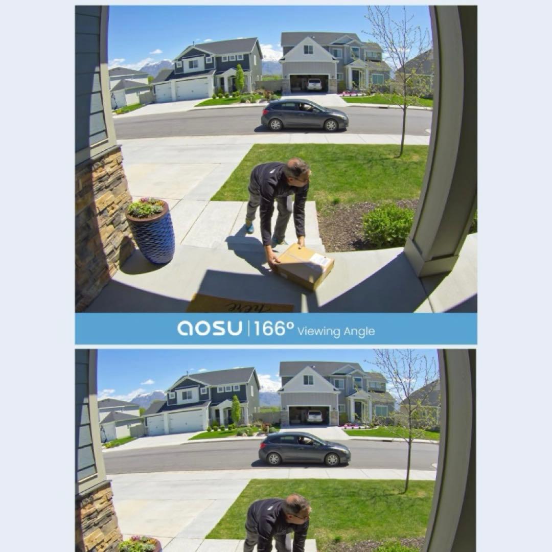 防犯カメラ インターホン ワイヤレス( 2.4/5 GHz WiFi） ドアホン