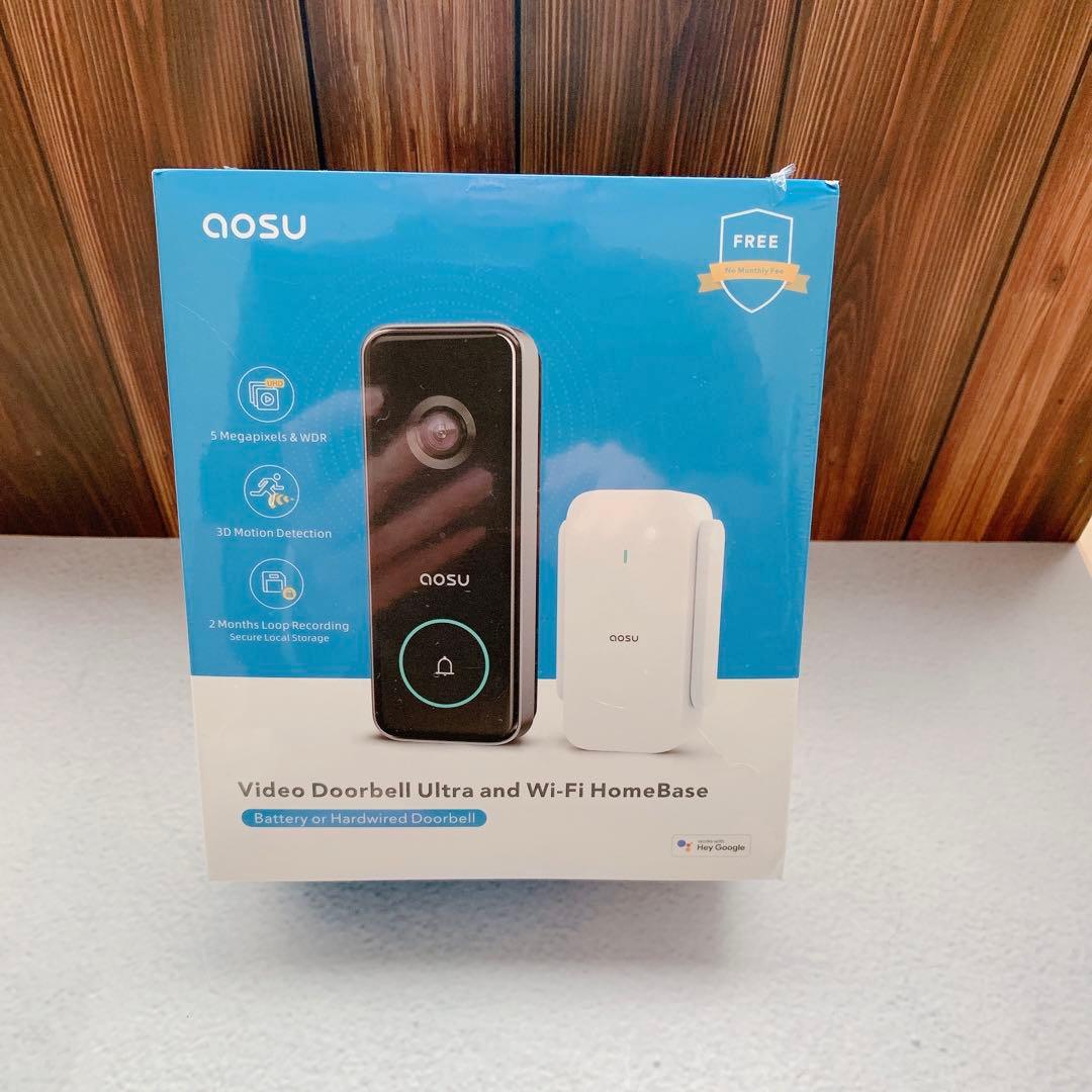 防犯カメラ インターホン ワイヤレス( 2.4/5 GHz WiFi） ドアホン