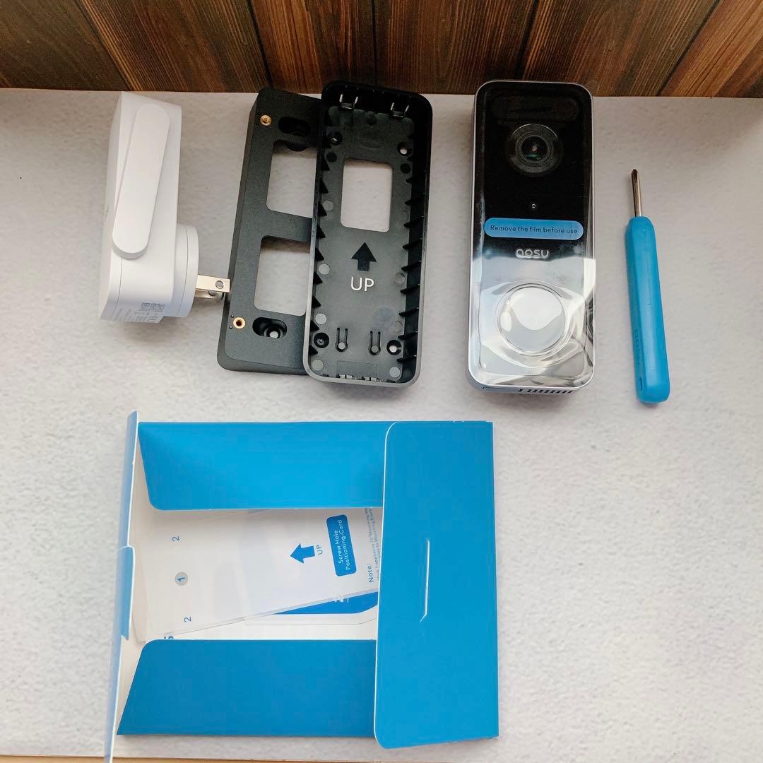 防犯カメラ インターホン ワイヤレス( 2.4/5 GHz WiFi） ドアホン