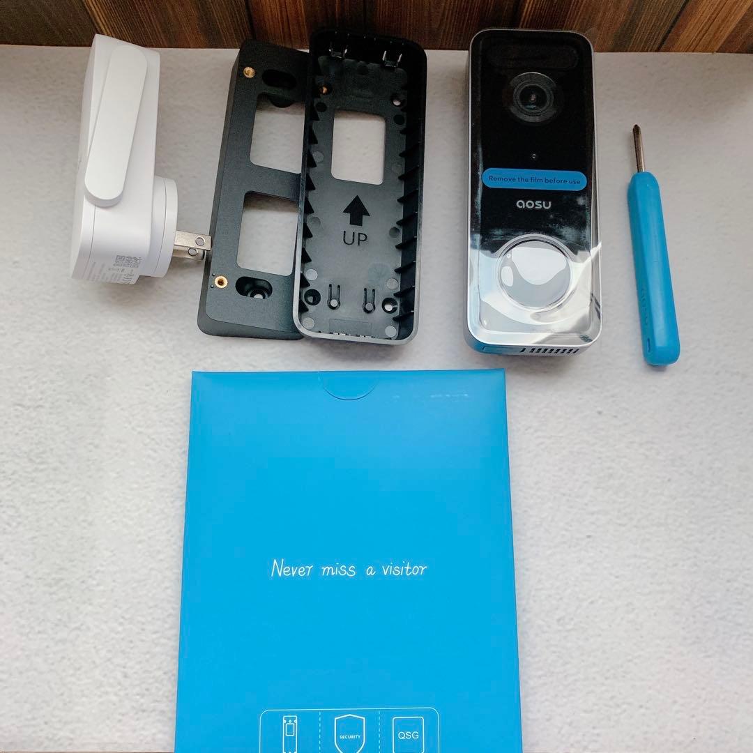 防犯カメラ インターホン ワイヤレス( 2.4/5 GHz WiFi） ドアホン