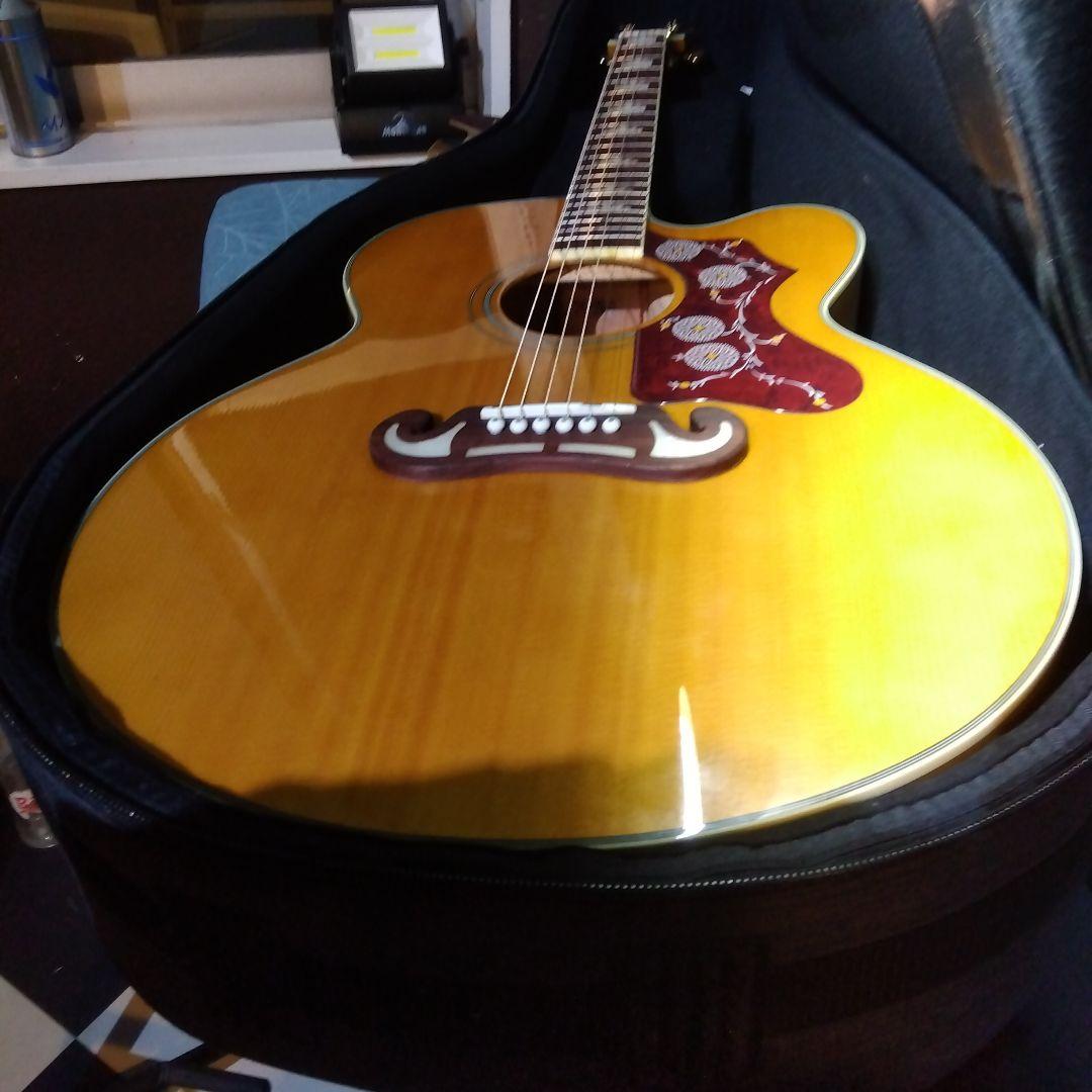 エピフォン、エレアコ！j-200EC...studio！ギグバッグ付き値下げ！