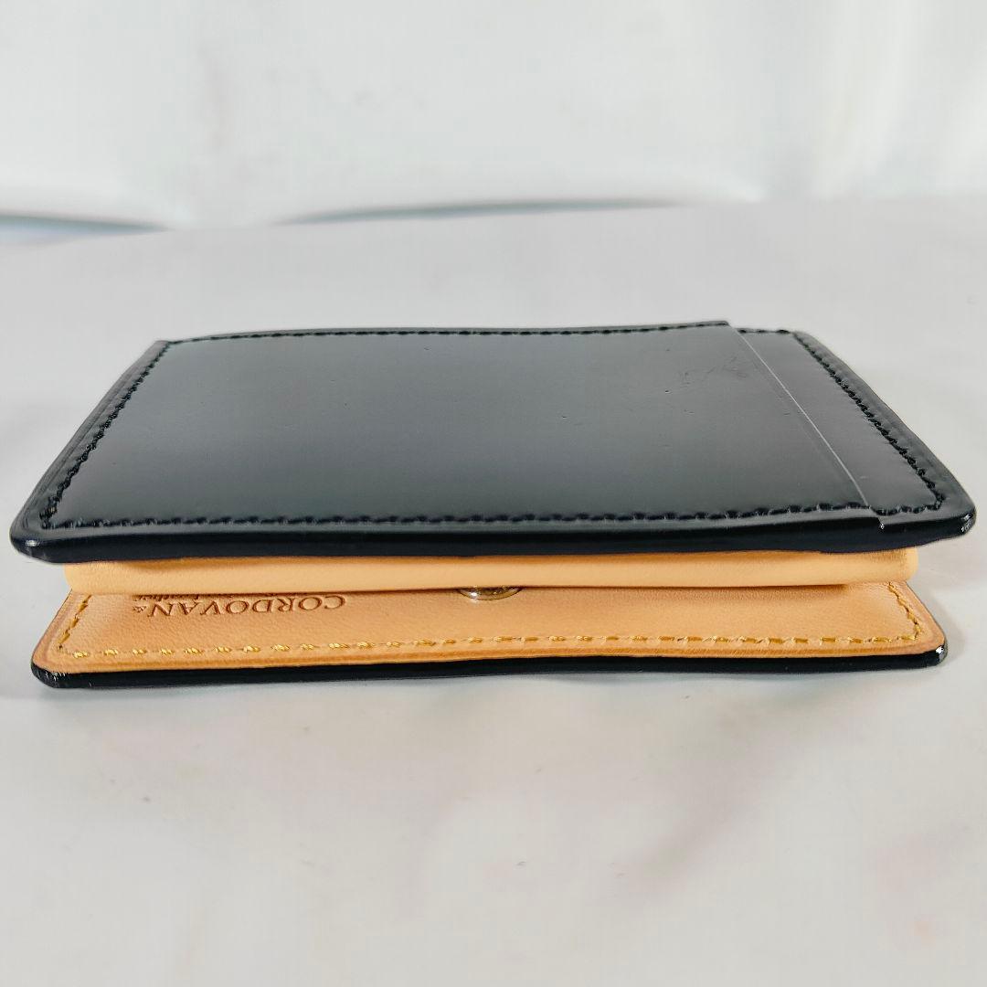 【新品未使用極艶品】【ブラックコードバン】CYPRIS　高級黒艶馬革ケース