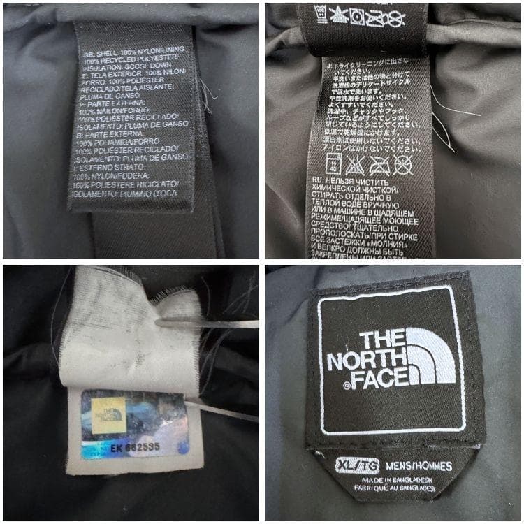 ノースフェイス ヌプシ ダウンジャケット メンズ US規格 XL 大きいサイズ