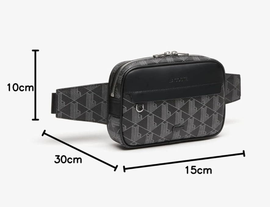 LACOSTE ラコステ ザ ブレンド モノグラム ボディバッグ