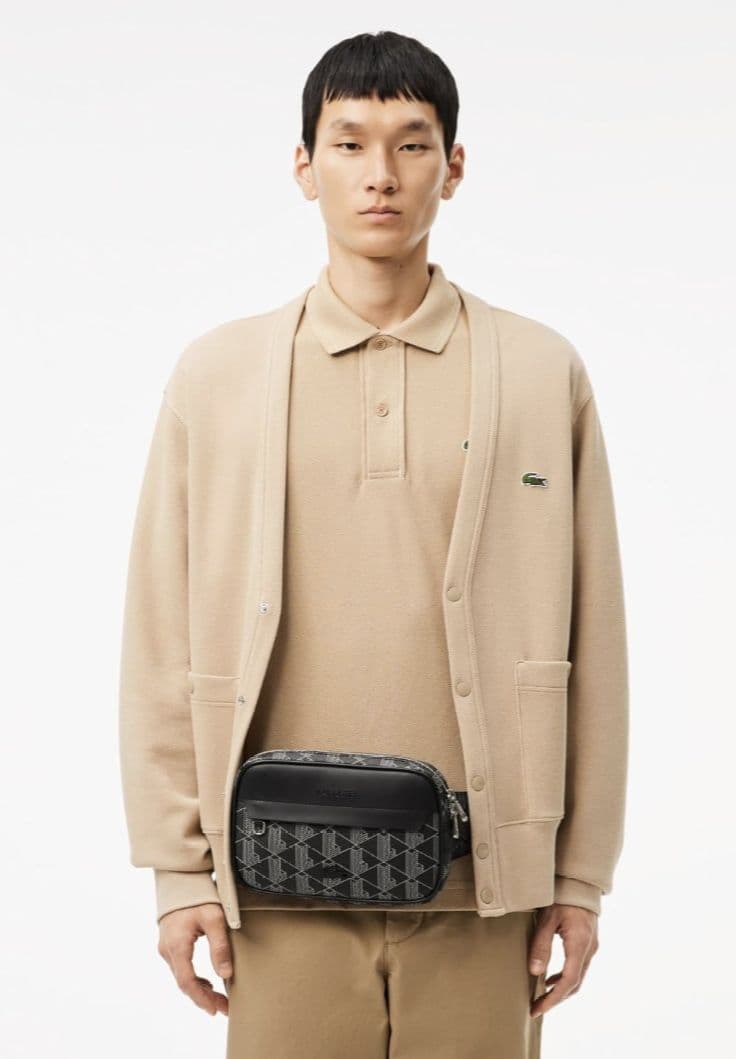 LACOSTE ラコステ ザ ブレンド モノグラム ボディバッグ