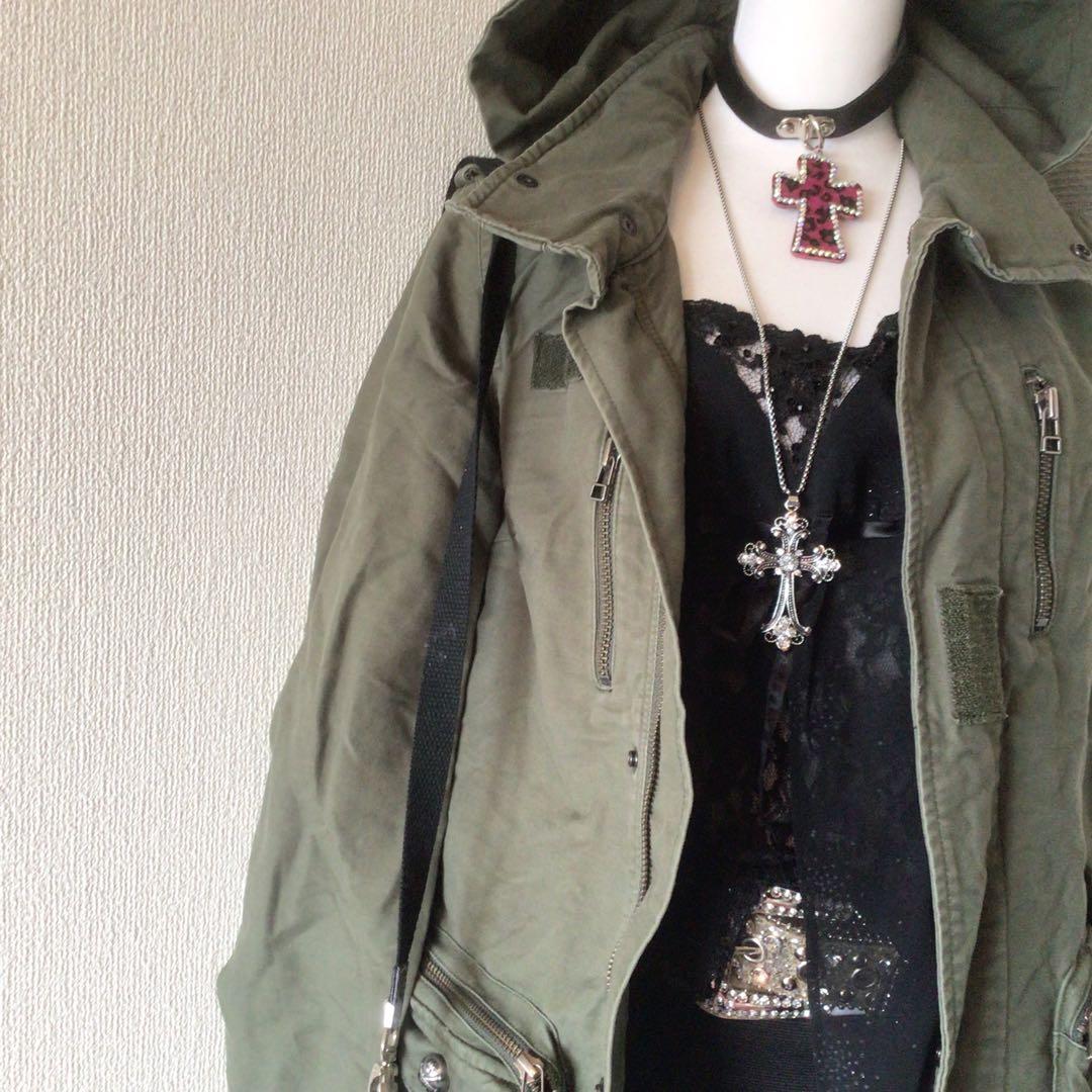 y2k 00s archive グランジ　お兄系　geek ギミックモッズコート