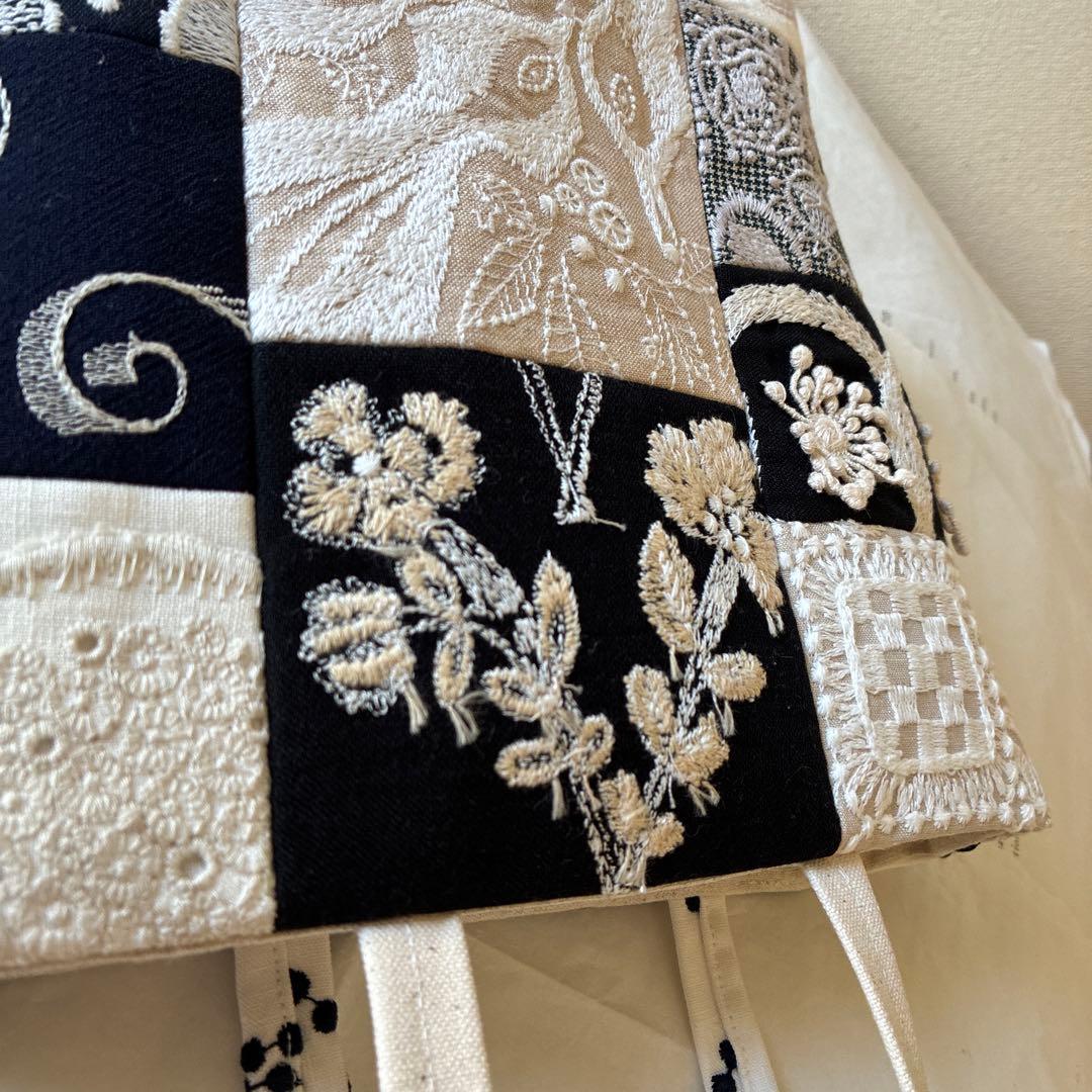 ミナペルホネン 生地使用　twins パッチワークお散歩トートバッグ