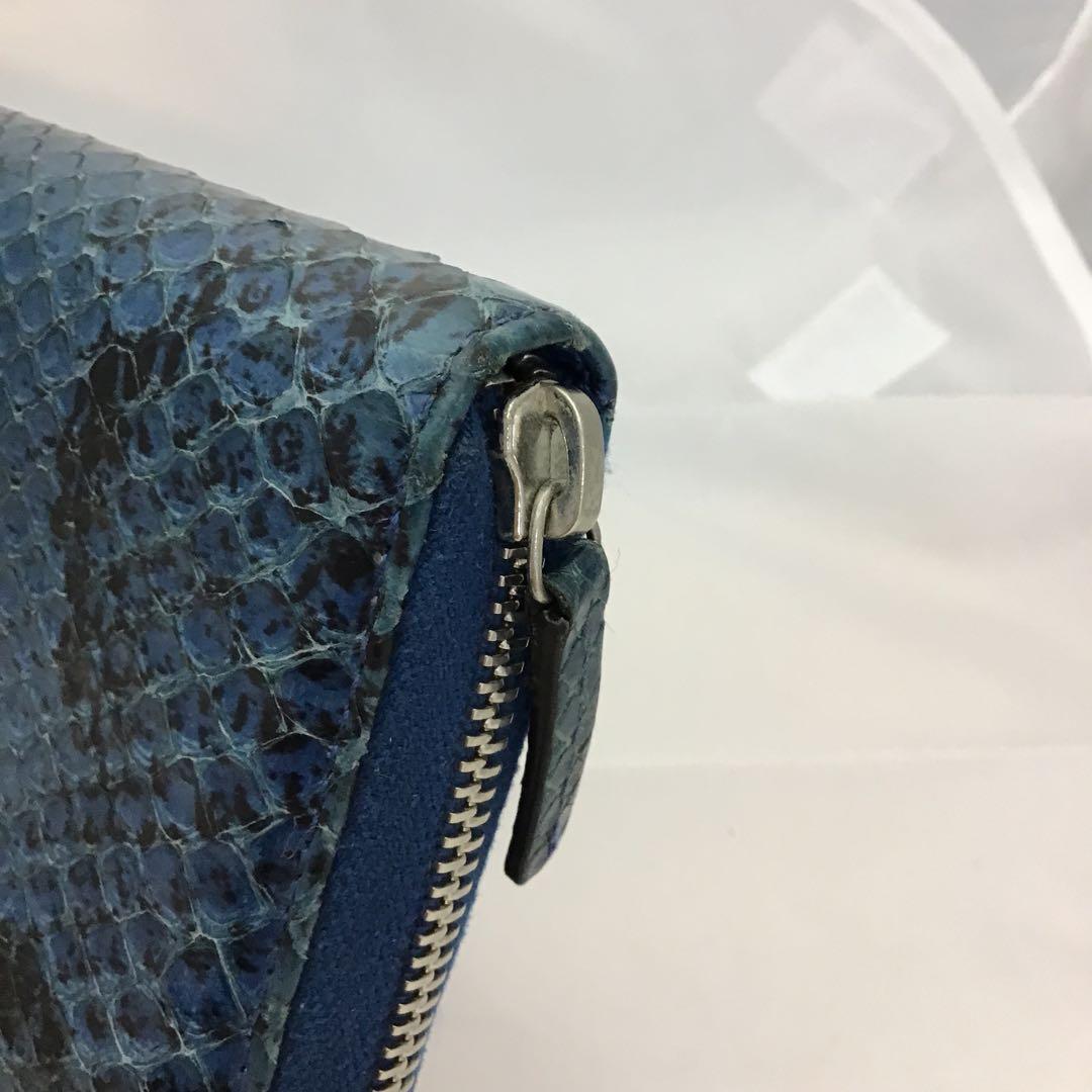 ❣️グッチGUCCI❣️ パイソン　ラウンドファスナー長財布　353227