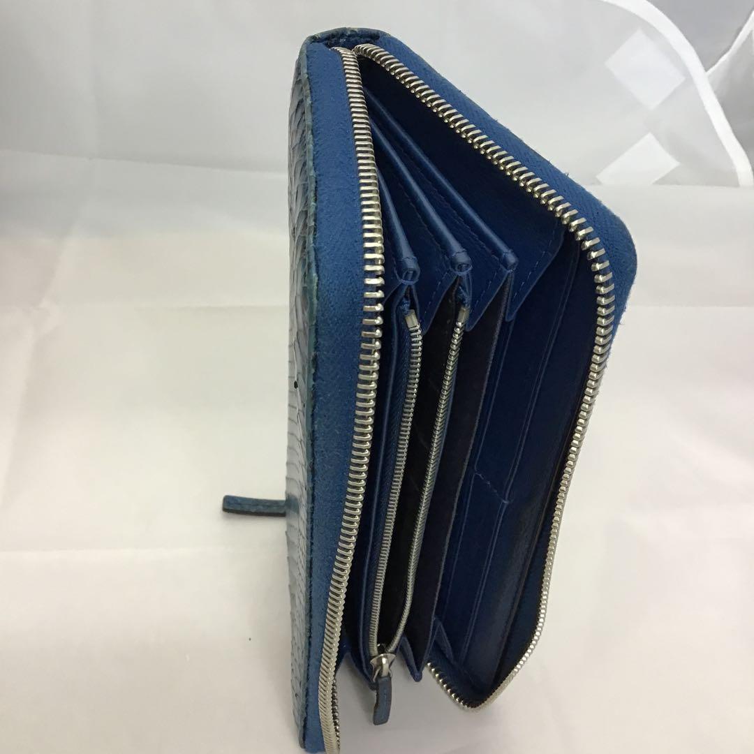 ❣️グッチGUCCI❣️ パイソン　ラウンドファスナー長財布　353227