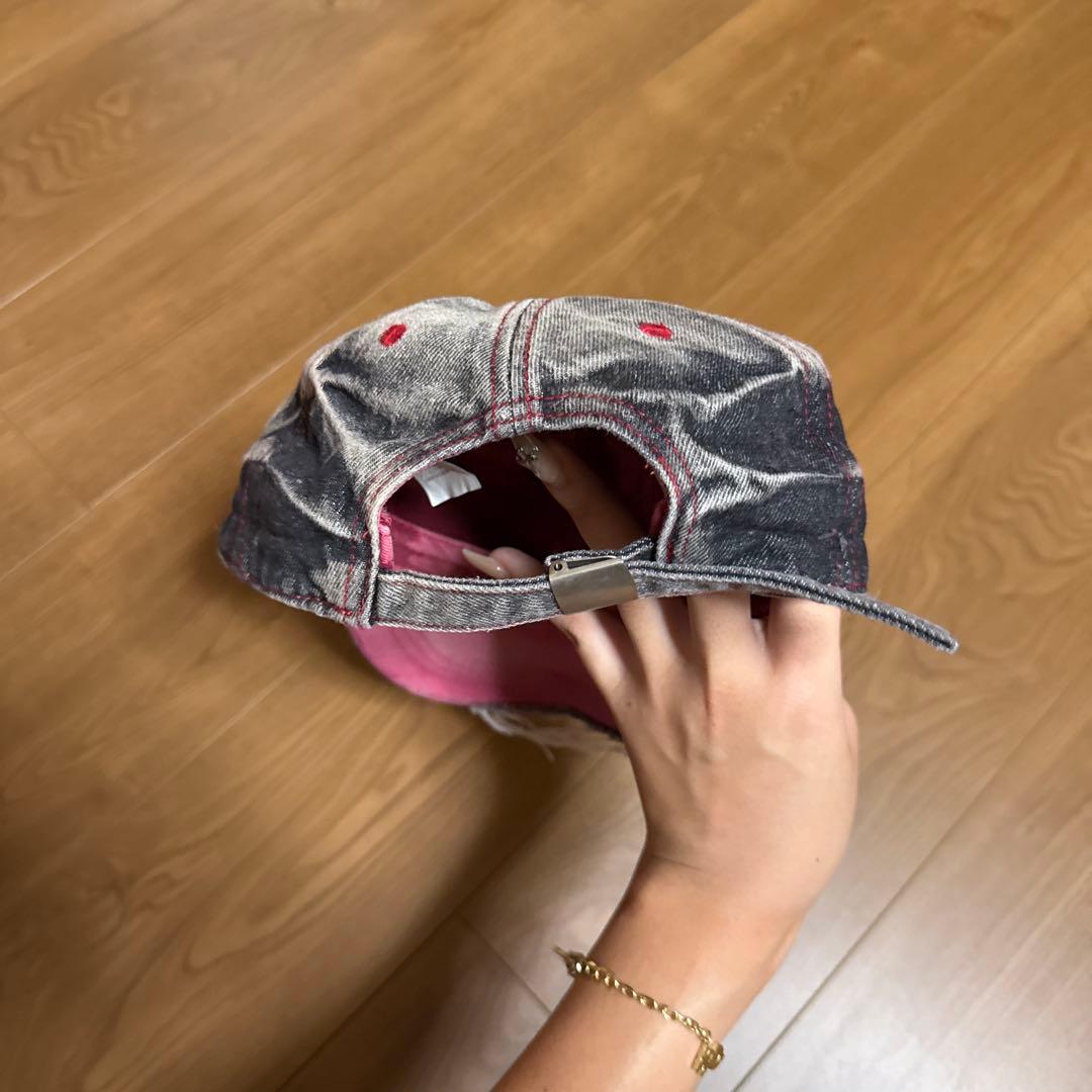 DIESEL ダメージデニムキャップ
