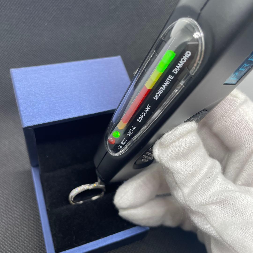 モアサナイト ツイスト フルエタニティ リング　シルバー