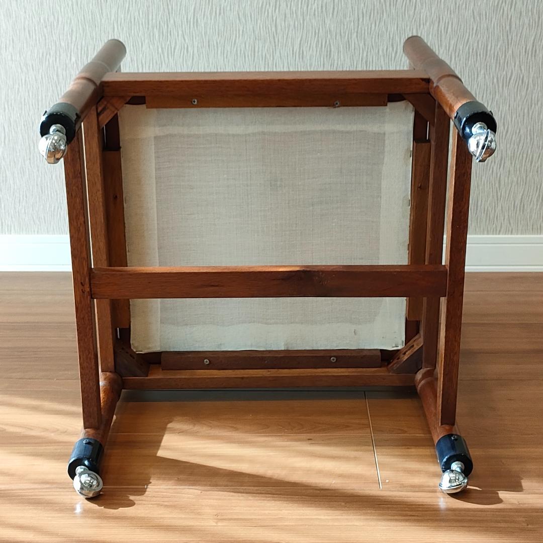 〈美品〉ヴィンテージ　アームチェア　キャスター付き　ダイニング