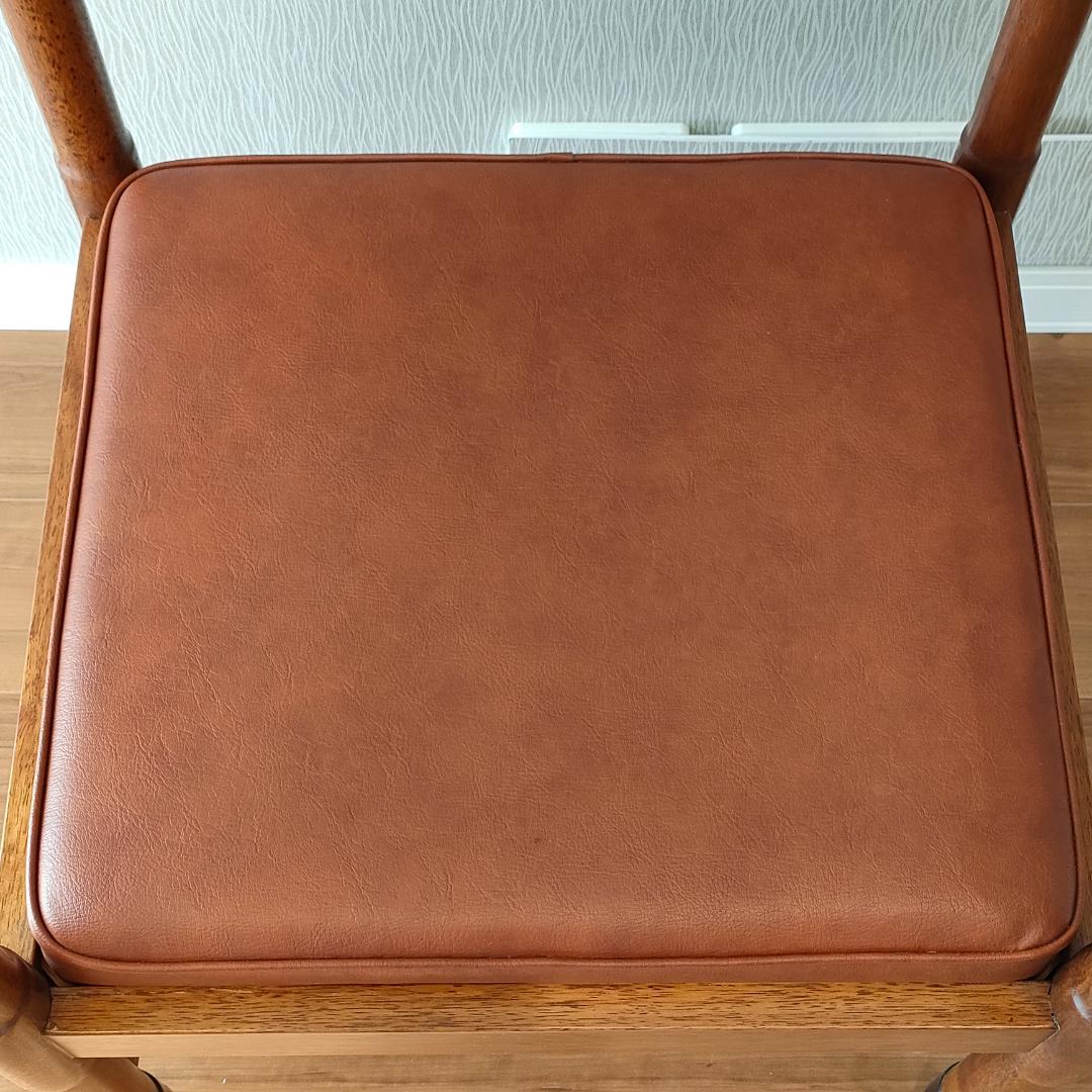〈美品〉ヴィンテージ　アームチェア　キャスター付き　ダイニング