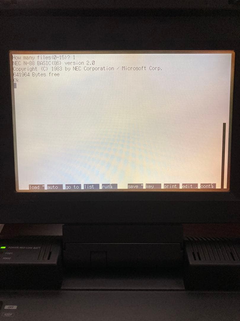 PC-9801LV,NECラップトップPC（ジャンク品）