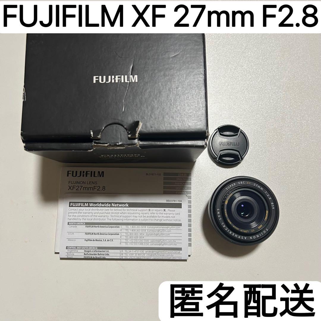 Fujinon 27mm F2.8 ブラック 単焦点レンズ FXマウント