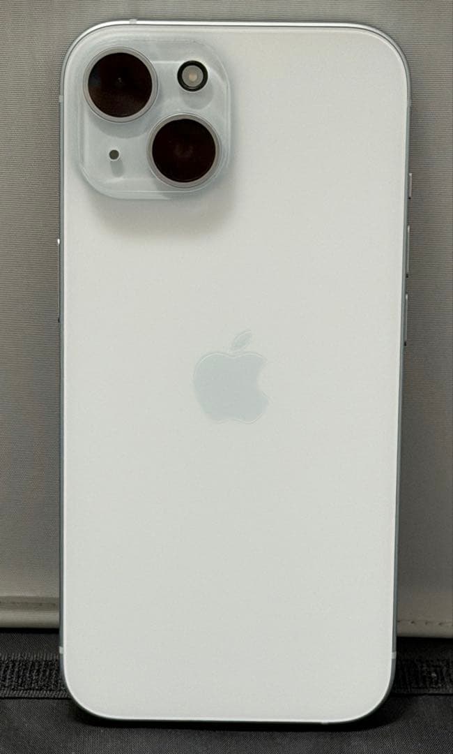 iPhone15 256GB SIMフリー　Appleケア＋ 最大容量100%