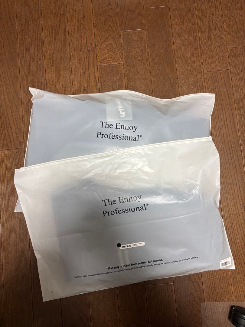 ENNOYとスタイリスト私物 PADDED NYLON SETUP黒M エンノイ