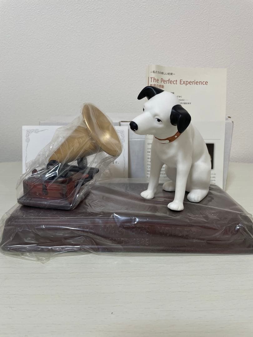 赤*ン様 【稀少】ビクター Victor ニッパー 犬 蓄音機 インテリア 置物