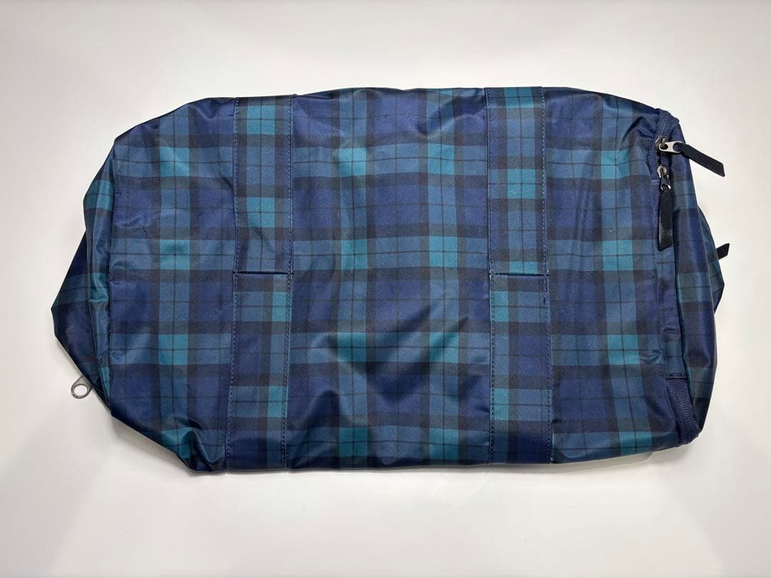 BEAMS GOLFブラックウォッチ シューズケース付き ボストンバッグ