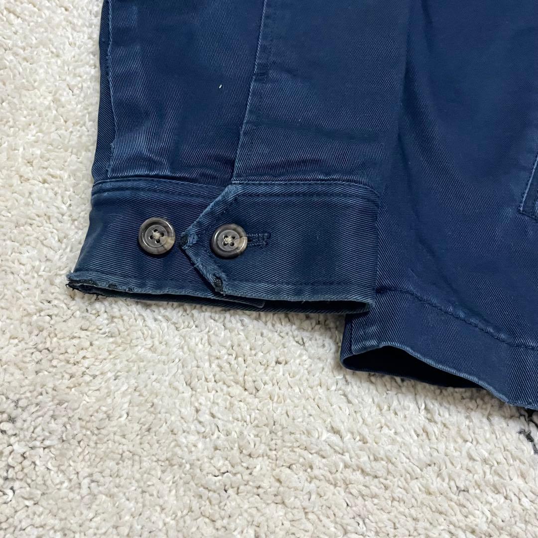 90s~00s EU規格 ラルフローレン スイングトップ 裏地チェック ネイビー