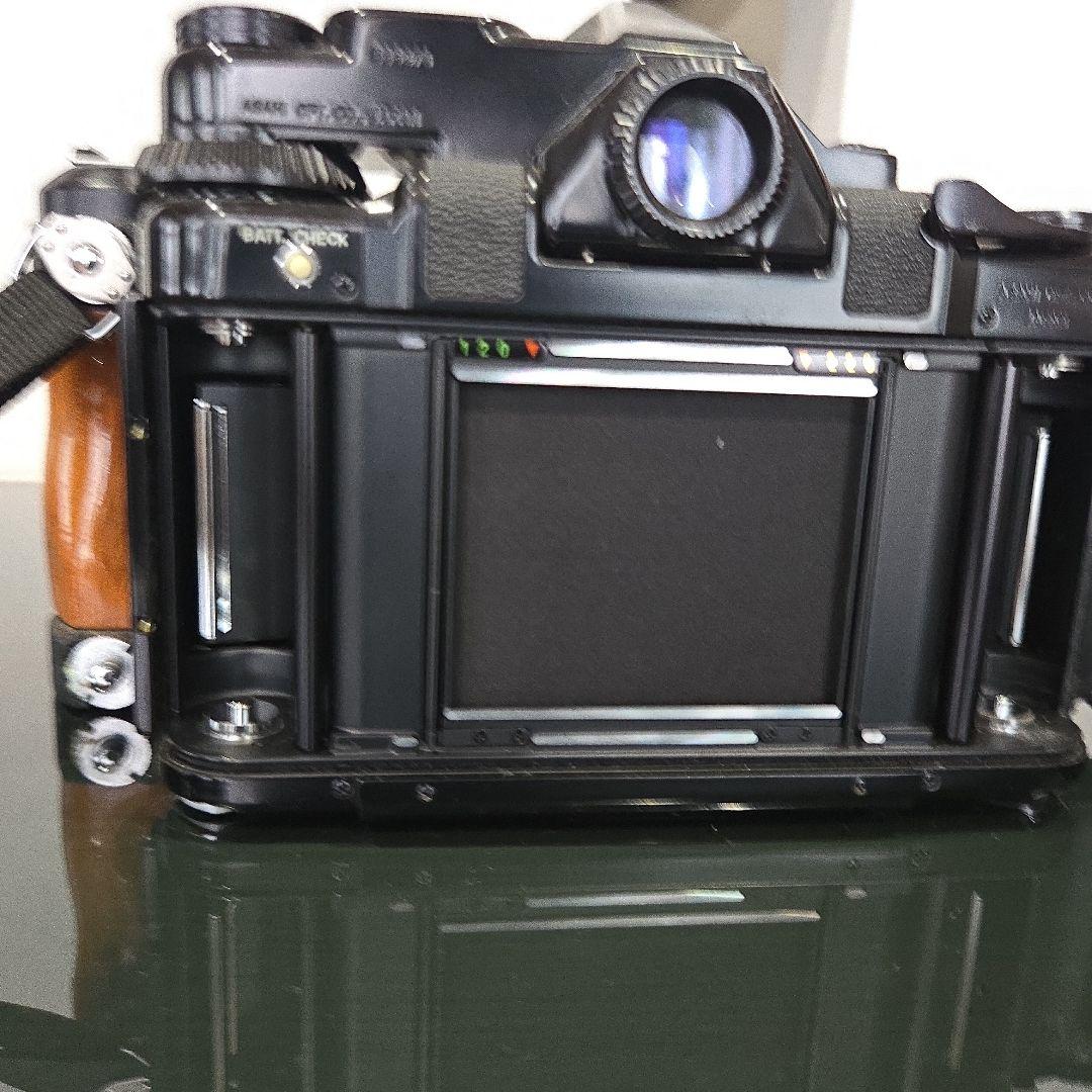 Pentax 6×7 TTL 105mm F2.4 ウッドグリップ付き