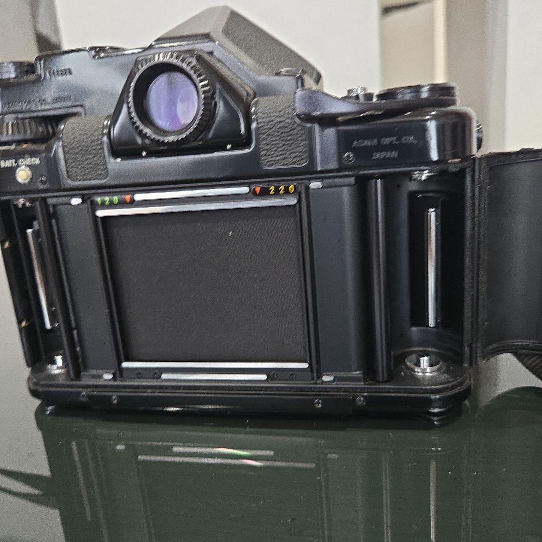 Pentax 6×7 TTL 105mm F2.4 ウッドグリップ付き
