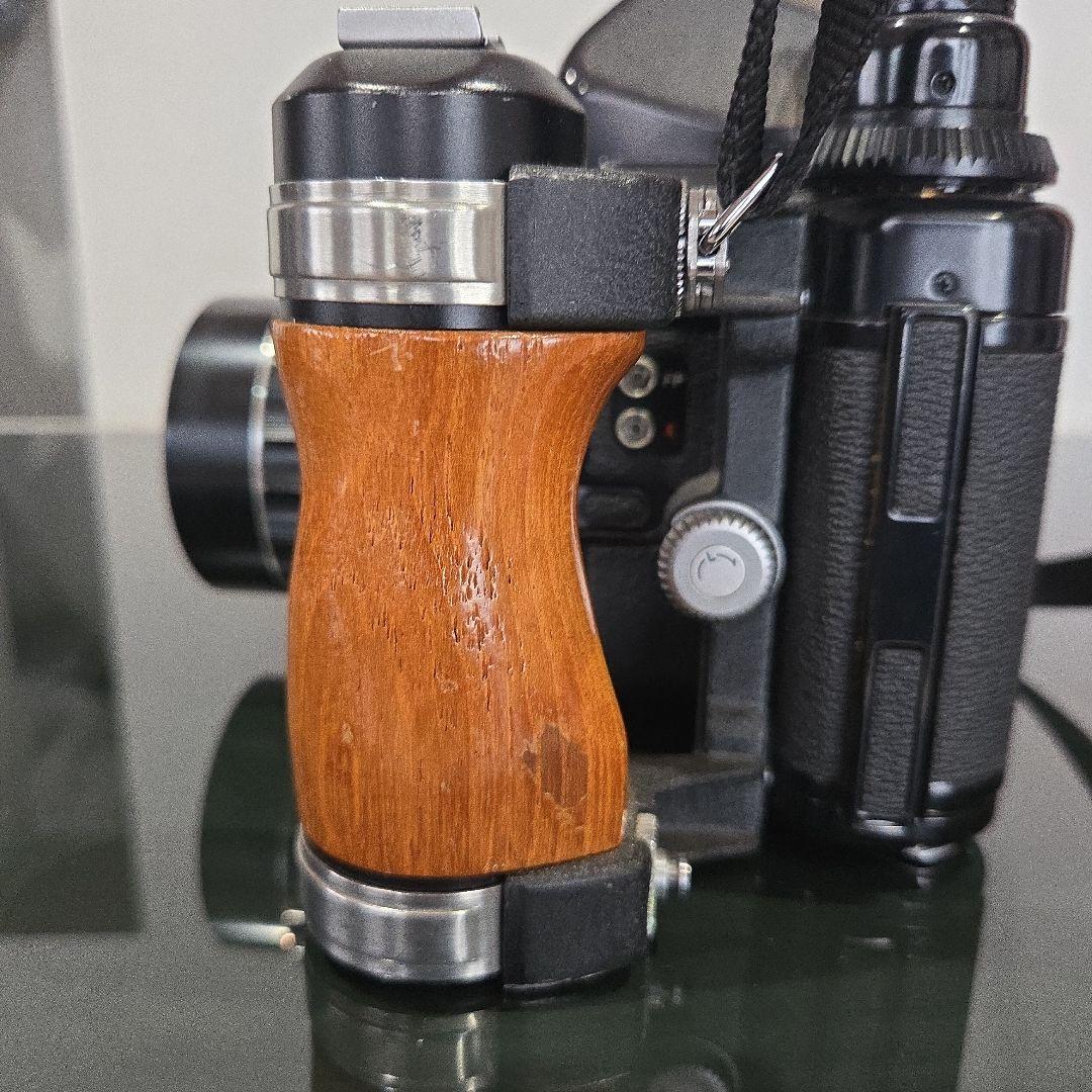 Pentax 6×7 TTL 105mm F2.4 ウッドグリップ付き