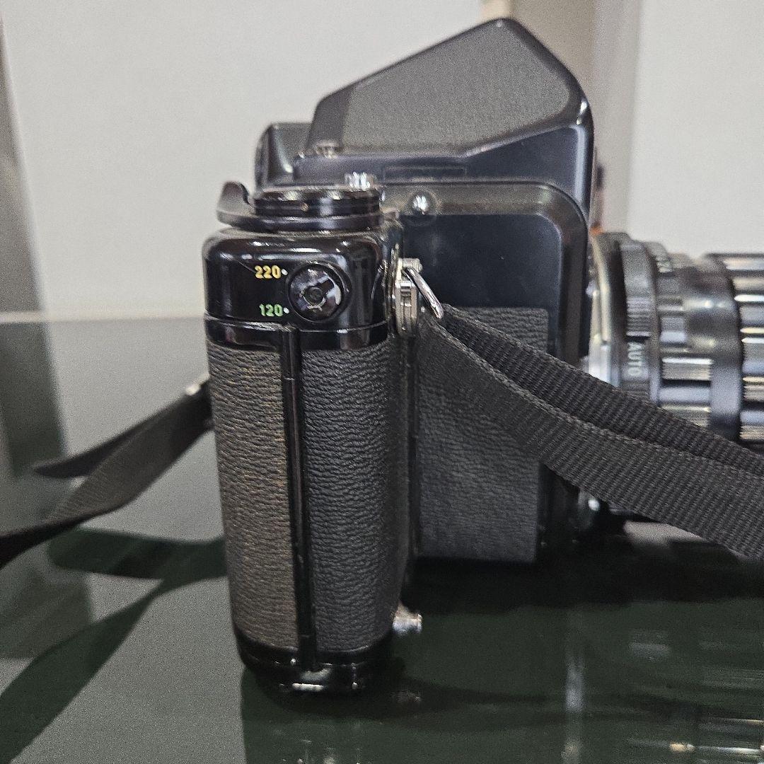 Pentax 6×7 TTL 105mm F2.4 ウッドグリップ付き