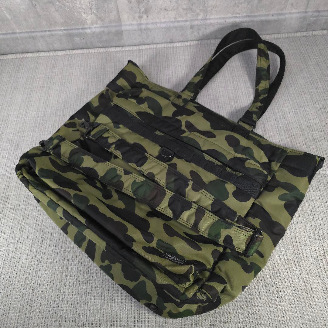 未使用　即完売　APE　PORTER　CAMO UTILITY TOTE BAG