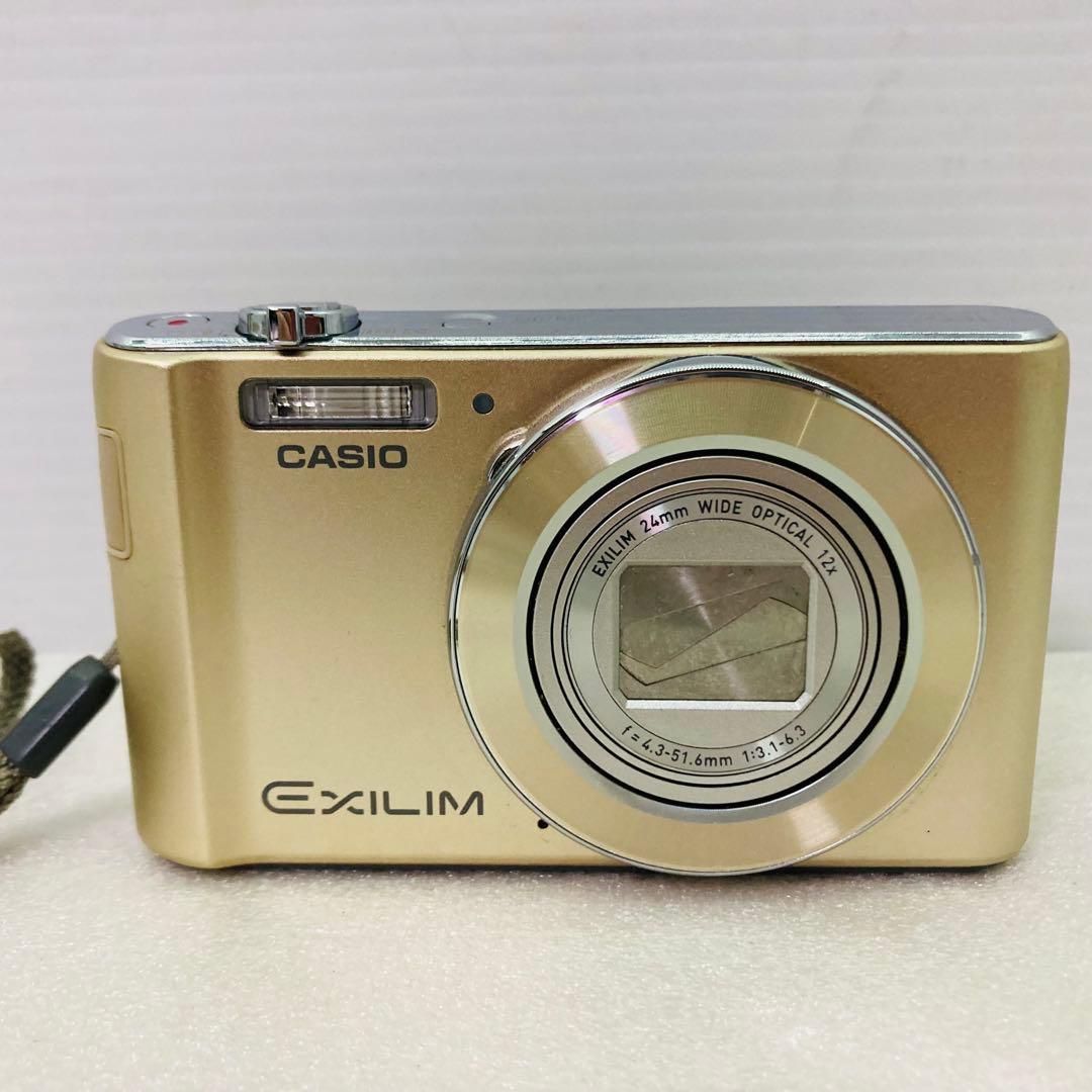 CASIO　カシオ　デジタルカメラ　EXILIM EX-ZS　ゴールド　デジカメ