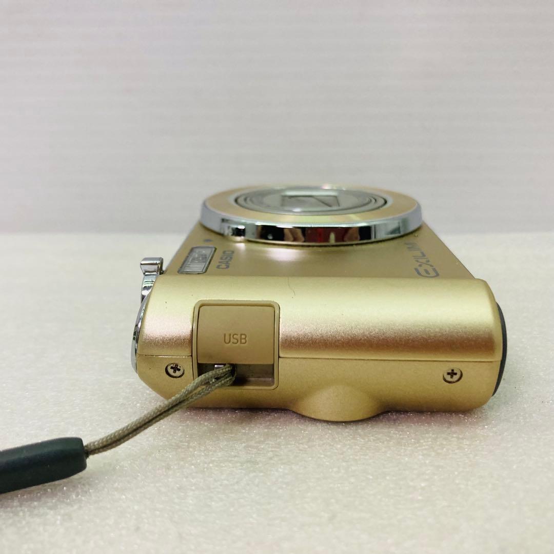 CASIO　カシオ　デジタルカメラ　EXILIM EX-ZS　ゴールド　デジカメ