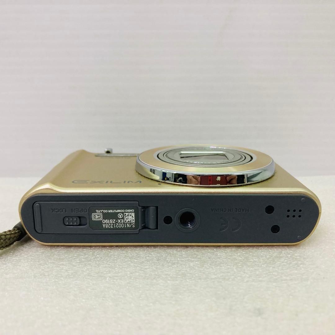 CASIO　カシオ　デジタルカメラ　EXILIM EX-ZS　ゴールド　デジカメ