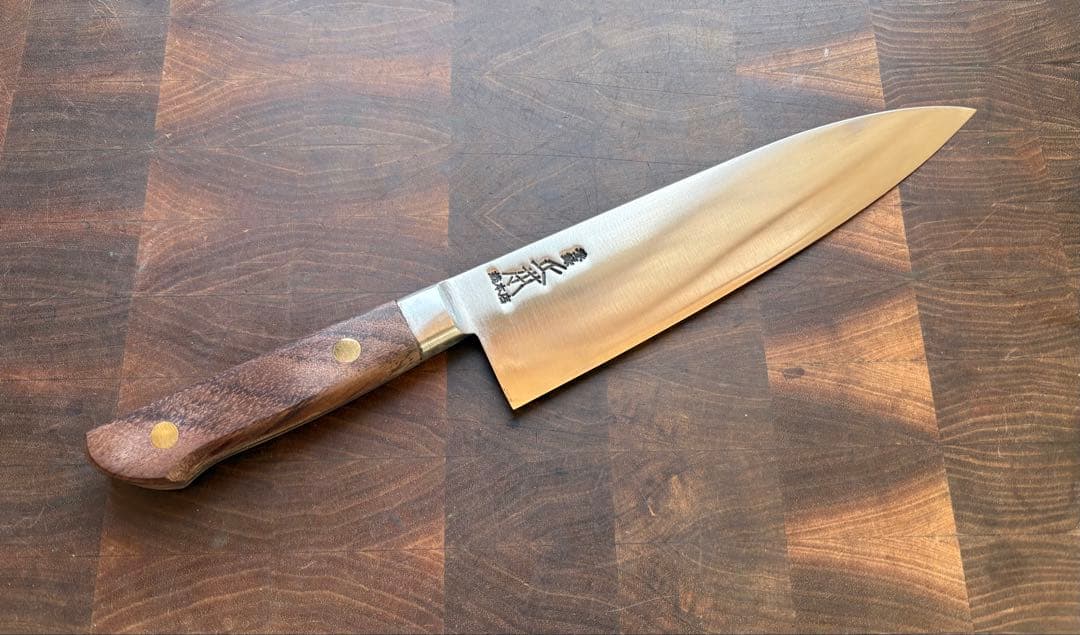 正本総本店　最上　牛刀　195mm 6寸半　包丁　全鋼　洋包丁　未使用　炭素鋼