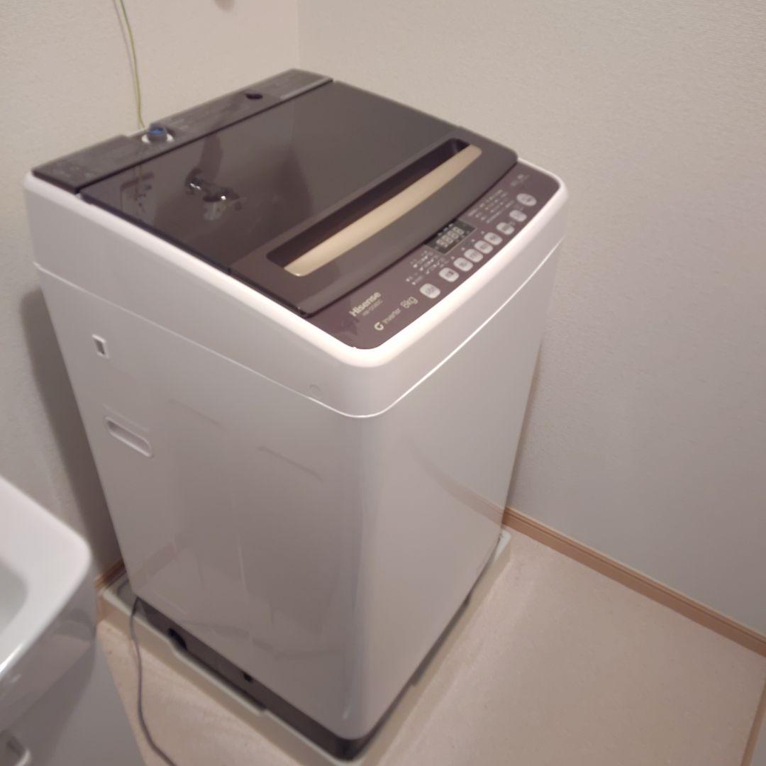 洗濯機　ハイセンス　８㎏　2022年製　HW-DG80C