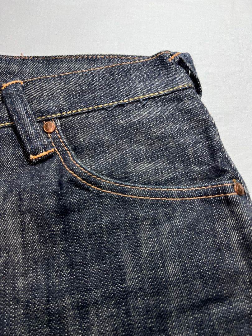 EVISU YAMANE 1926S 36×33 白大黒　ビックカモメ　リジット