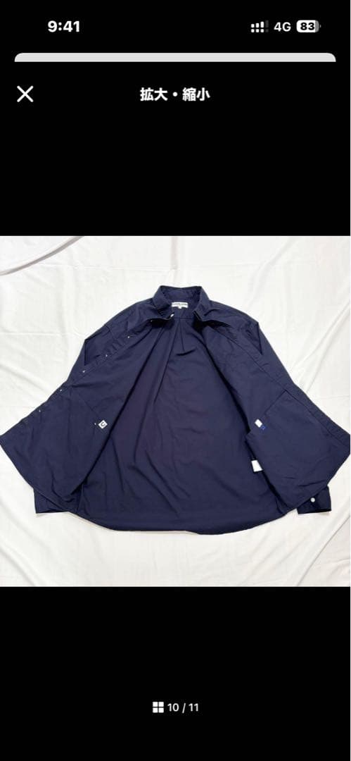 トップス CAHLUMN magazine pocket broad shirt M
