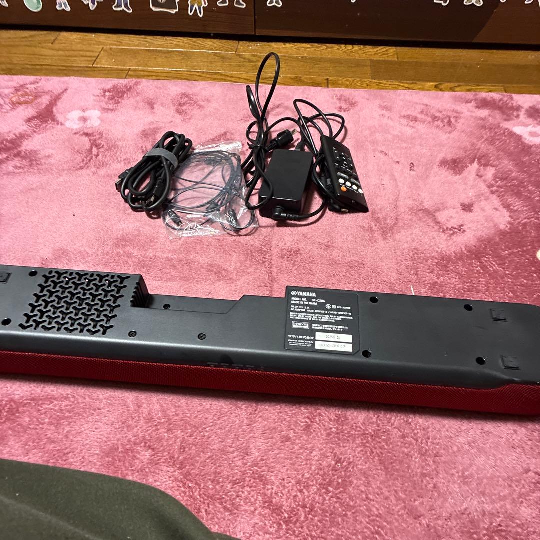 や*ち様 赤 サウンドバー スピーカー 本体