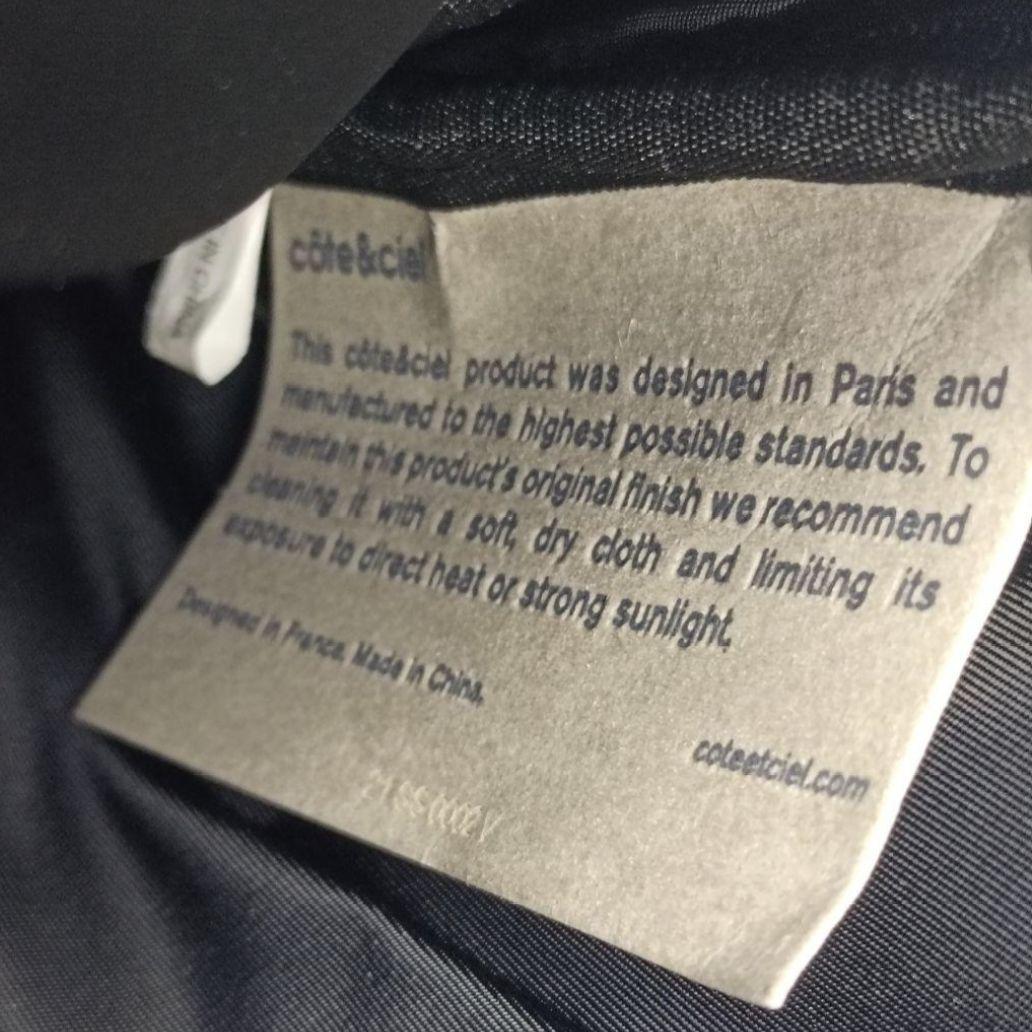 Cote&Ciel コートエシエル ボディバッグ ウエストポーチ 黒 ブラック