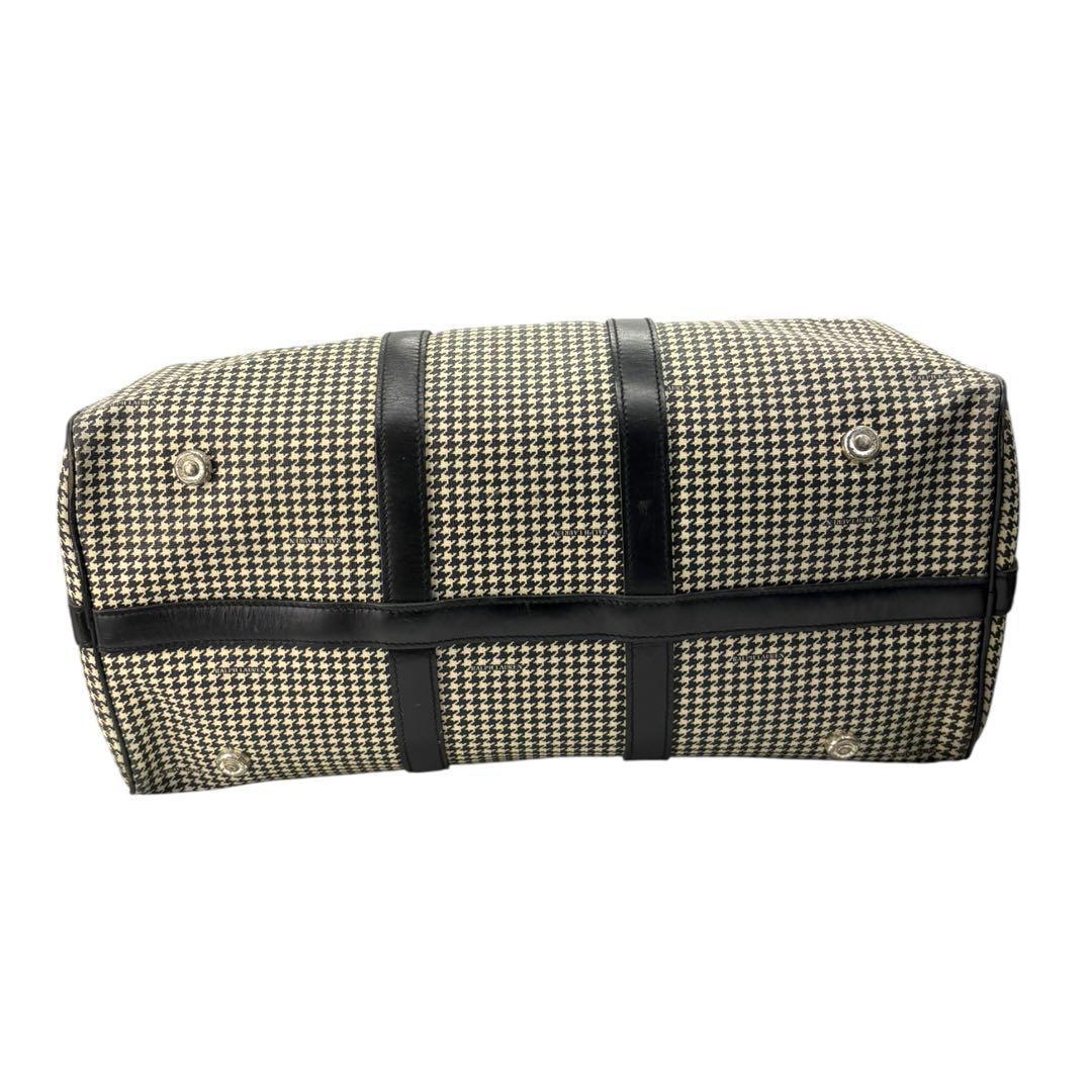 【美品】ポロラルフローレン ボストンバッグ 2way 千鳥柄 レザー　297