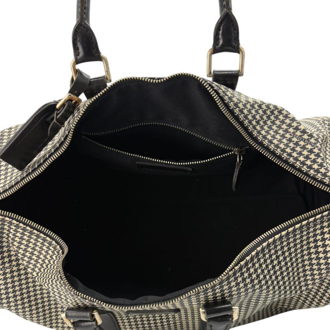 【美品】ポロラルフローレン ボストンバッグ 2way 千鳥柄 レザー　297
