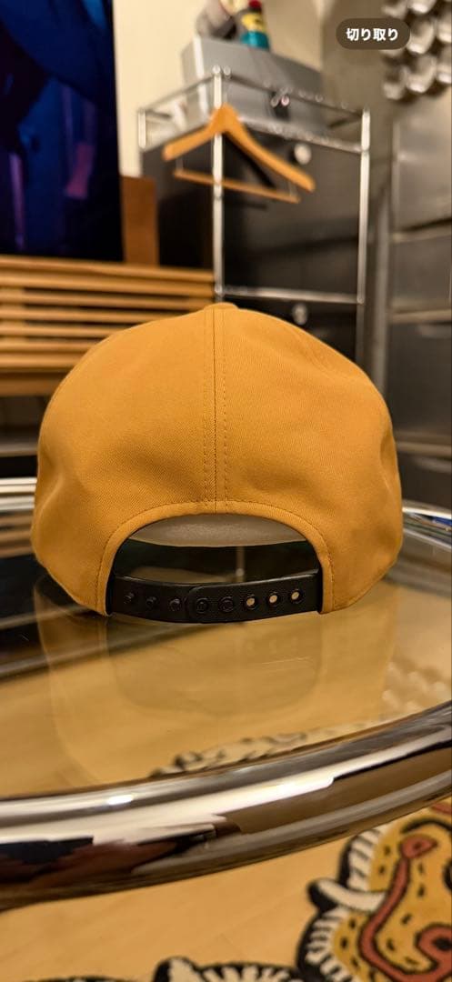 激レアNIKE 80s90s銀タグ　アーチ ヴィンテージキャップ　マスタード