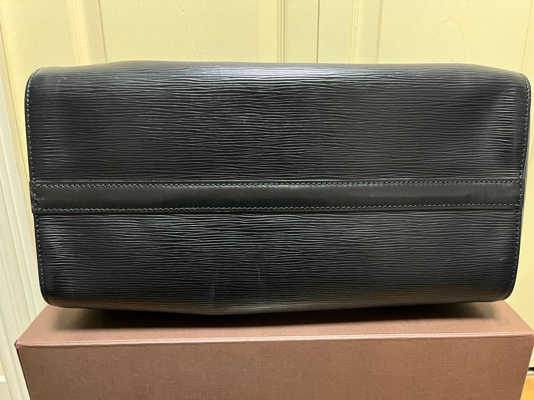 LOUIS VUITTON エピ スピーディ35 ボストンバッグ レザーブラック