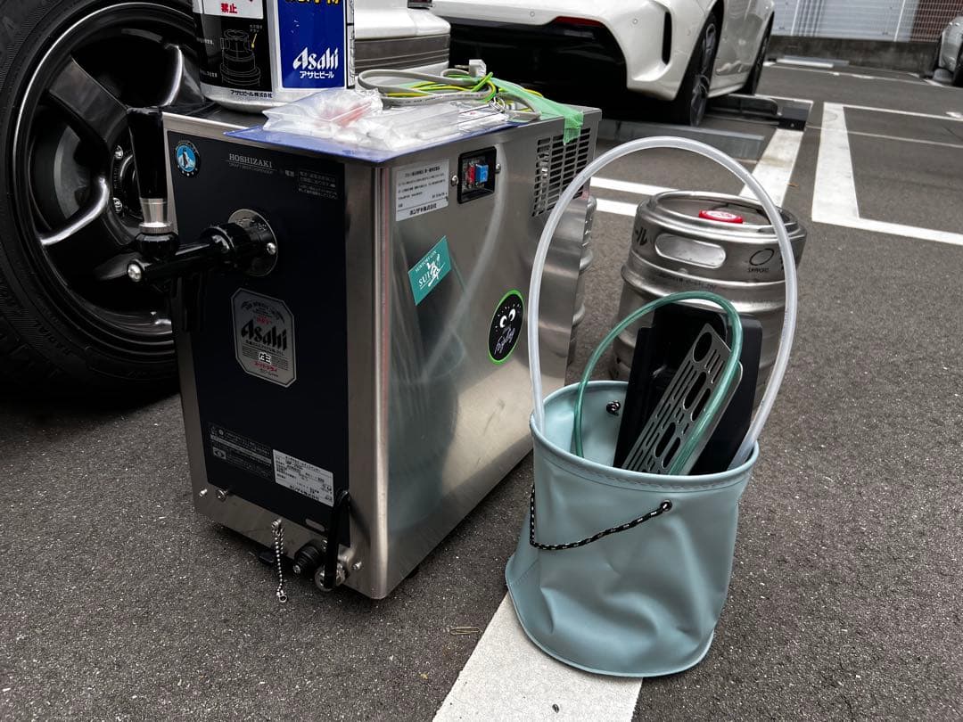 ホシザキ 業務用ビールサーバー 生樽2つ付き