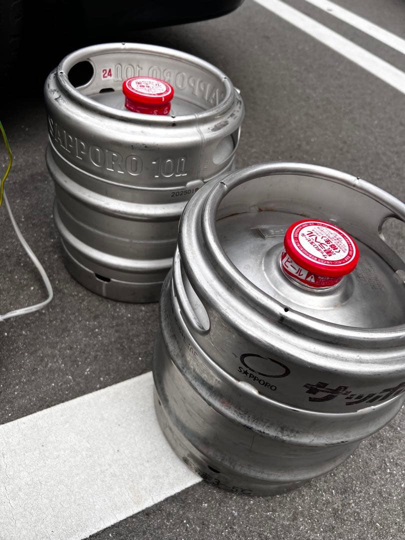 ホシザキ 業務用ビールサーバー 生樽2つ付き