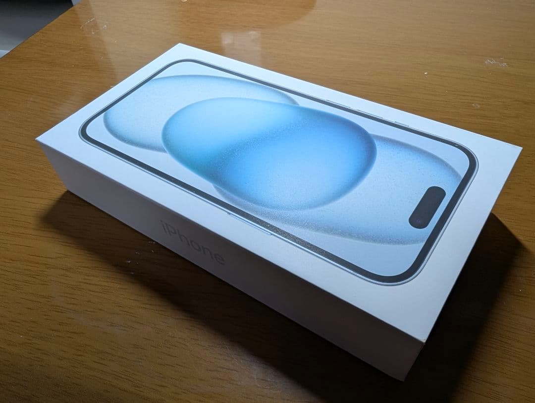 【新品】iPhone15 128GB ブルー SIMフリ－【充電0回】
