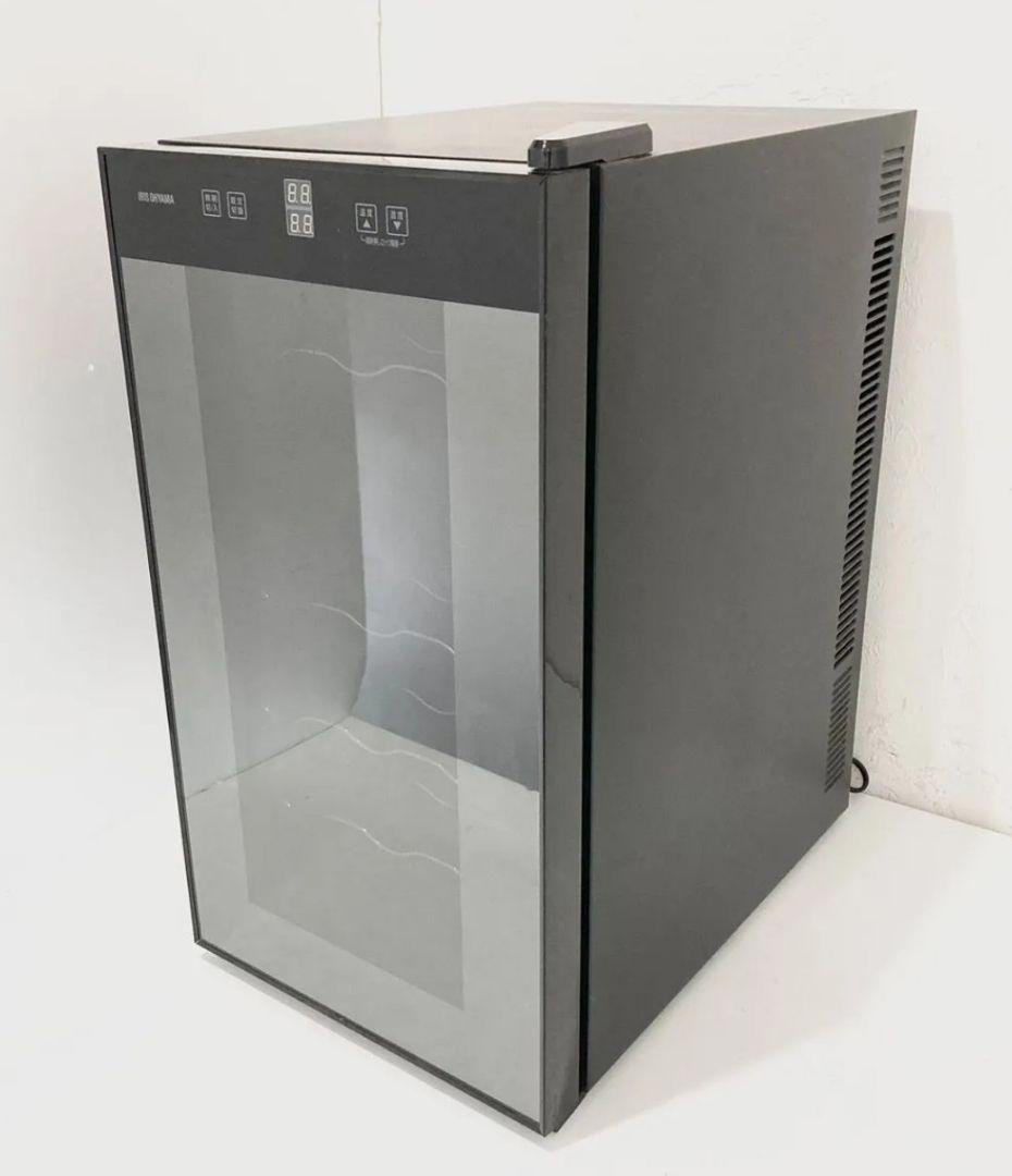値下 アイリスオーヤマ ワインセラー 18本収納 50L PWC-502P-B