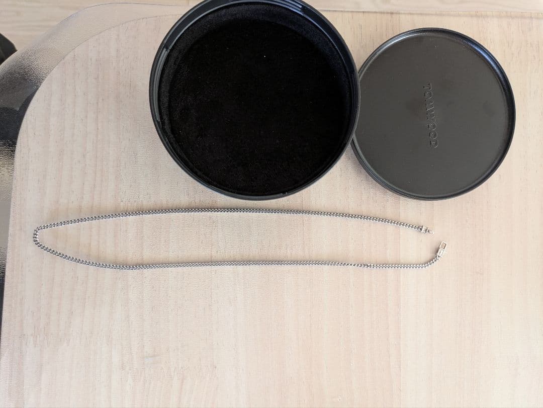 TOMWOOD シルバー カーブチェーンネックレス